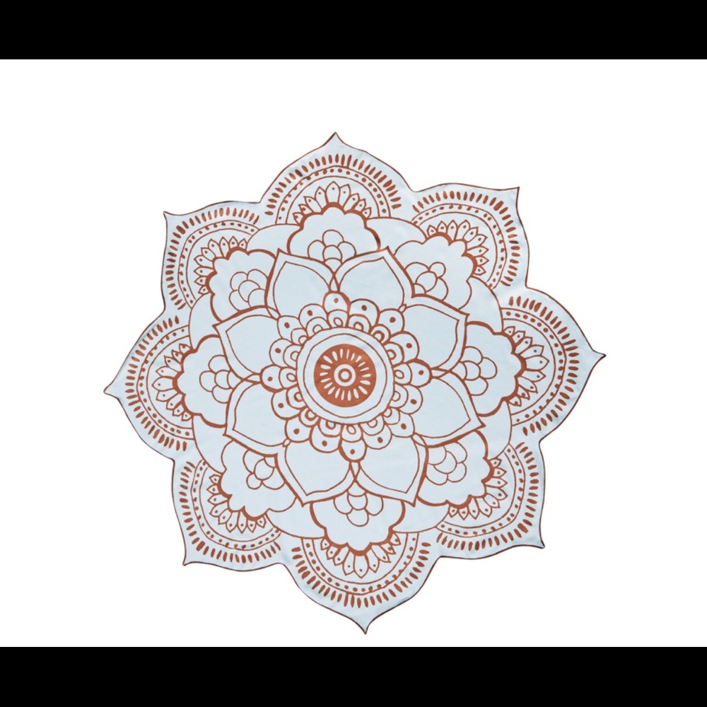 ViX Blue Lotus Shaped Towel